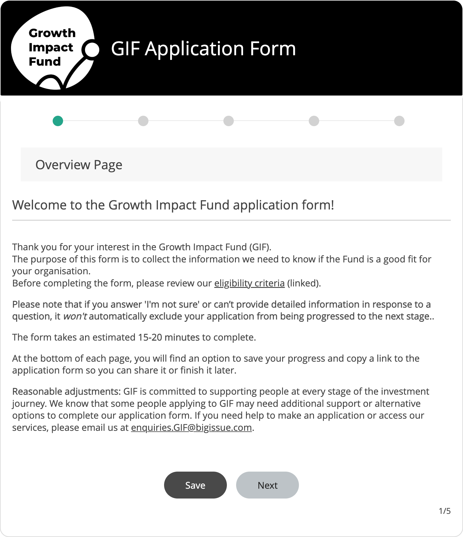 App screenshot